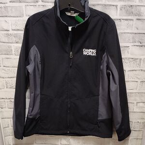 Women's Black and Gray Jacket